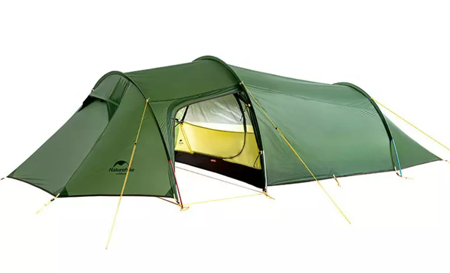 Палатка Naturehike Opalus Si 2-местная, алюминиевый каркас, зеленая