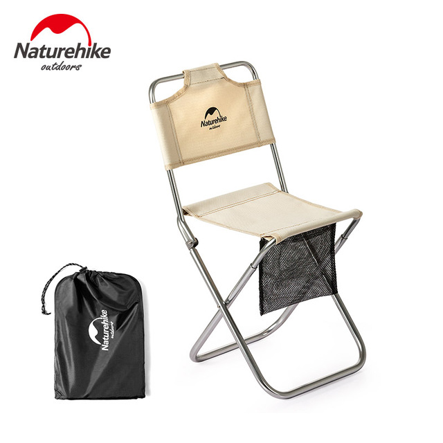 Кресло туристическое Naturehike MZ01, складное, бежевое