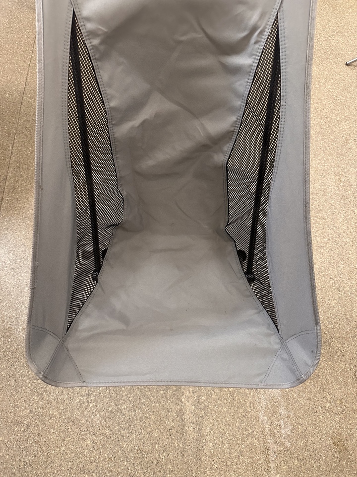 Кресло туристическое Naturehike Stellaluna L04 складное, серое, высокая спинка, до 150 кг (уценка)