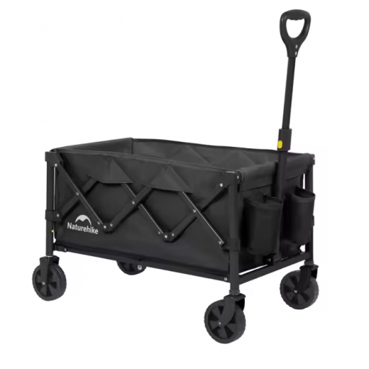 Тележка туристическая Naturehike Light 80х43х90 см, 110 л, черная