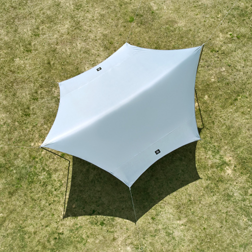 Тент кемпинговый Naturehike SHARK 5,2х4,2 м., зеленовато-серый