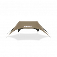 Тент кемпинговый Naturehike Cloud Skies (Yunxiao) 860 8,6х4,6 м., коричневый, блэкаут