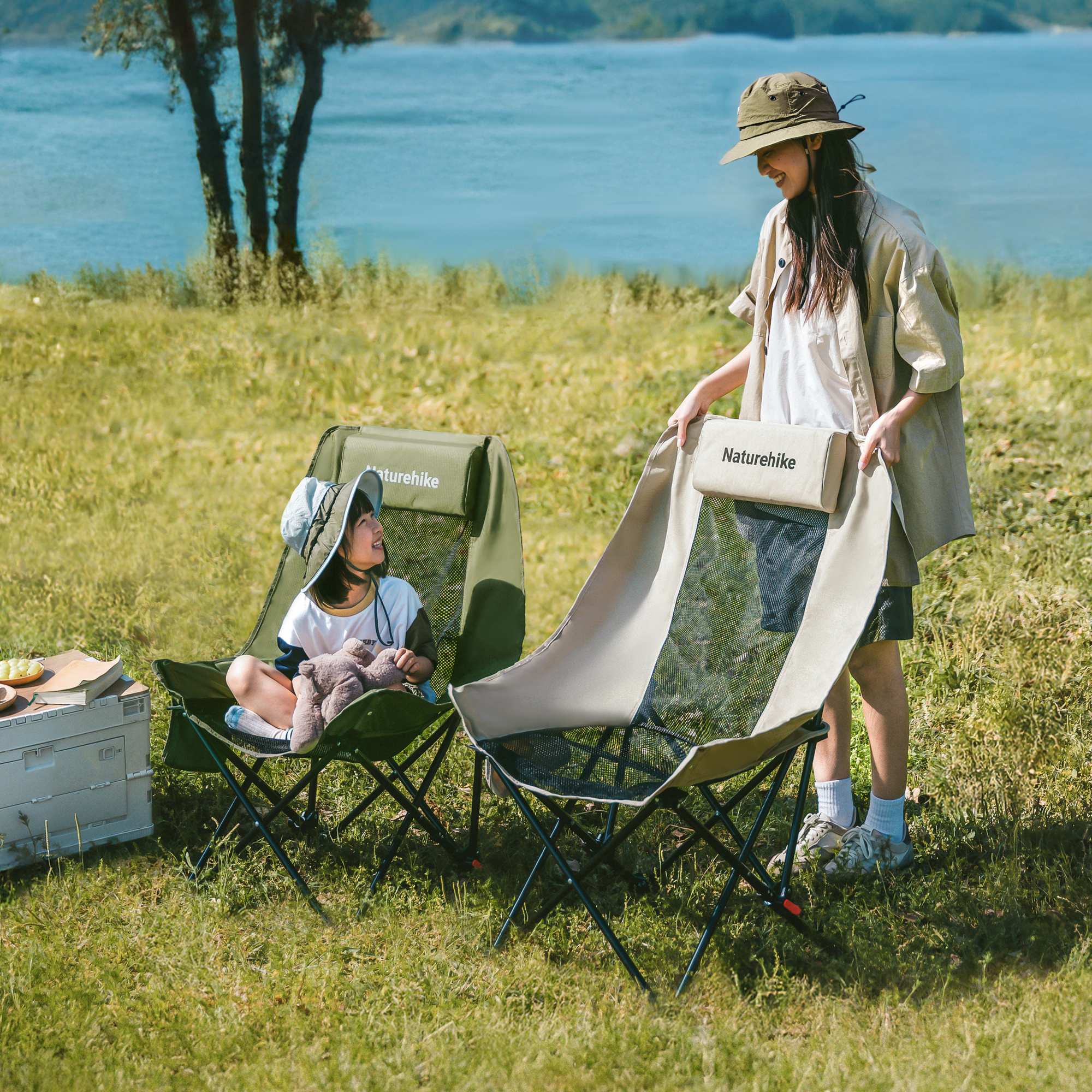 Кресло туристическое Naturehike Sea star 002, 71х66,5х95 см, складное, до 100 кг. бежевое