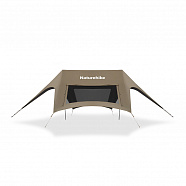 Тент кемпинговый Naturehike Cloud Skies (Yunxiao) 860 PRO 8,6х5,5 м., коричневый, блэкаут