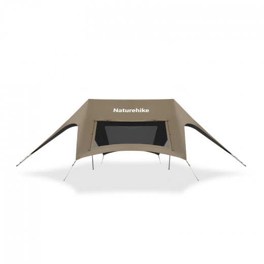 Тент кемпинговый Naturehike Cloud Skies (Yunxiao) 860 PRO 8,6х5,5 м., коричневый, блэкаут