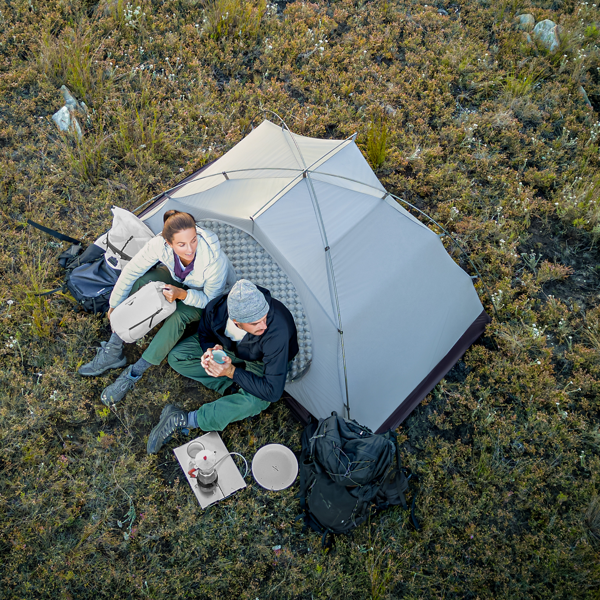 Палатка Naturehike Cloud-Creek PRO, 2-местная, зеленая