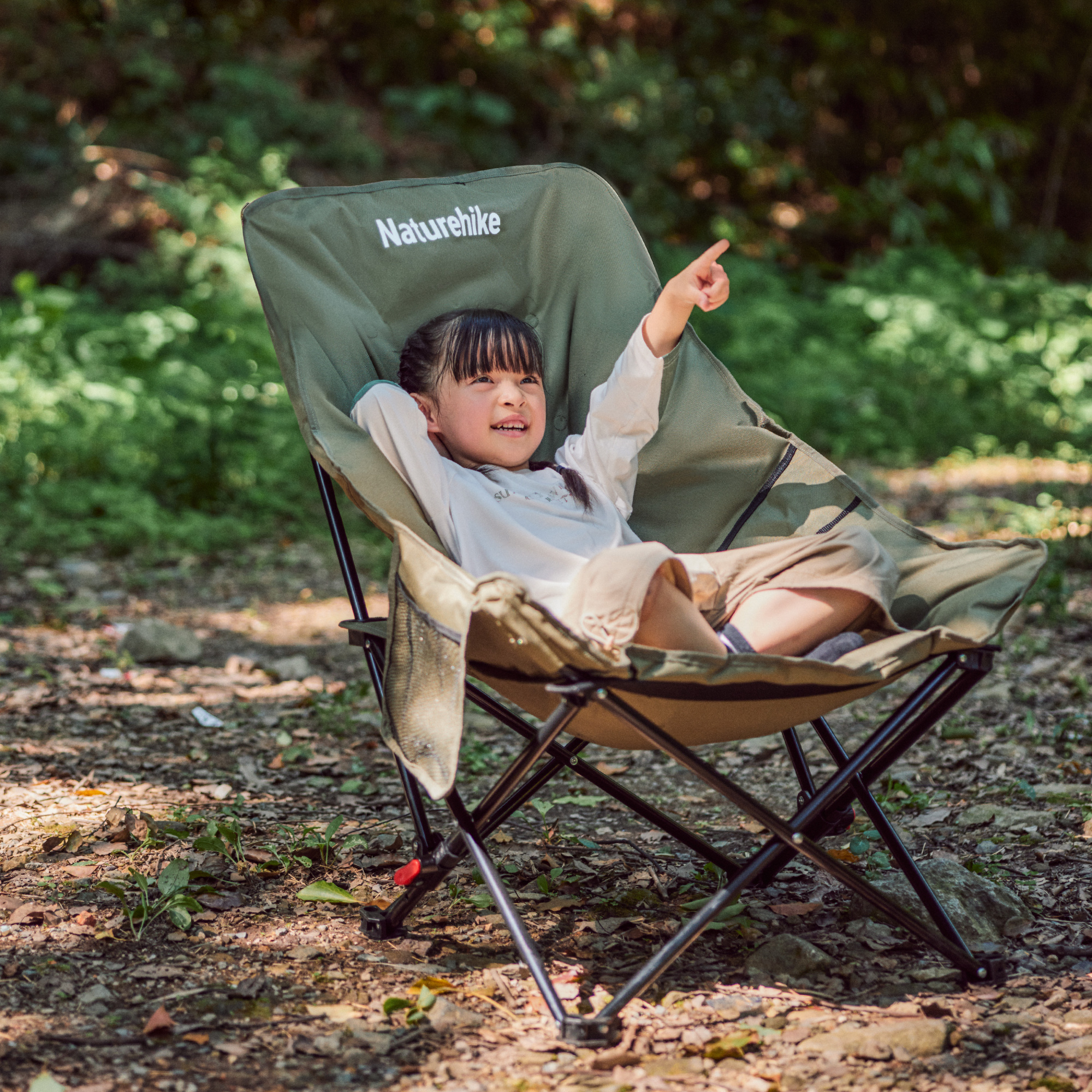 Кресло туристическое Naturehike Sea star 001, 51х62,5х90 см, складное, до 120 кг. зеленое