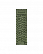 Коврик надувной Naturehike FC01 200х60х6,5 см, с подушкой, с насосом, зеленый