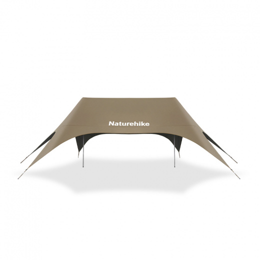 Тент кемпинговый Naturehike Cloud Skies (Yunxiao) 960 9.6х4,85 м., коричневый, блэкаут