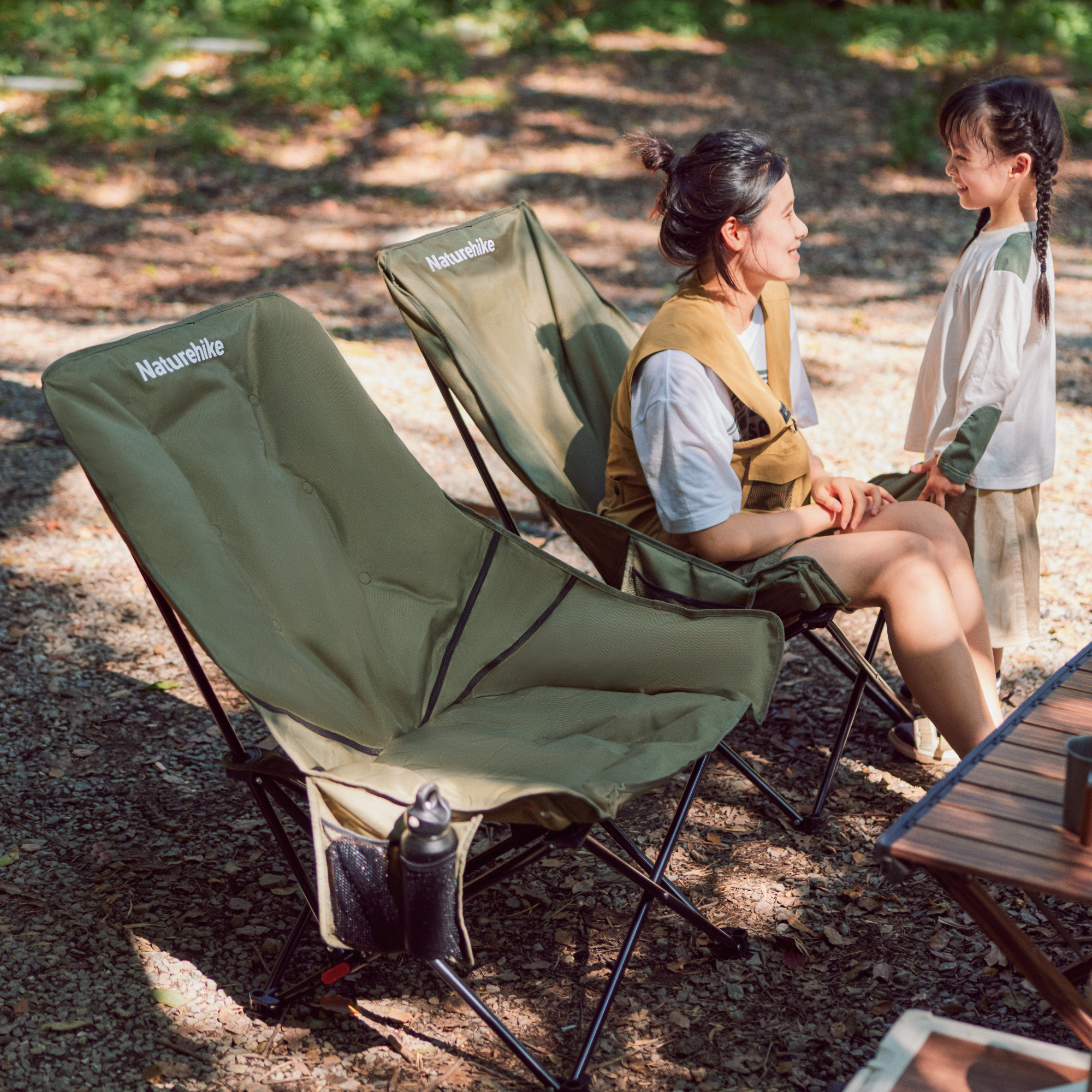 Кресло туристическое Naturehike Sea star 001, 51х62,5х90 см, складное, до 120 кг. зеленое