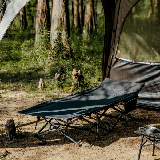 Раскладушка Naturehike Xingye, 190х70х36/48 см, до 150 кг, черная