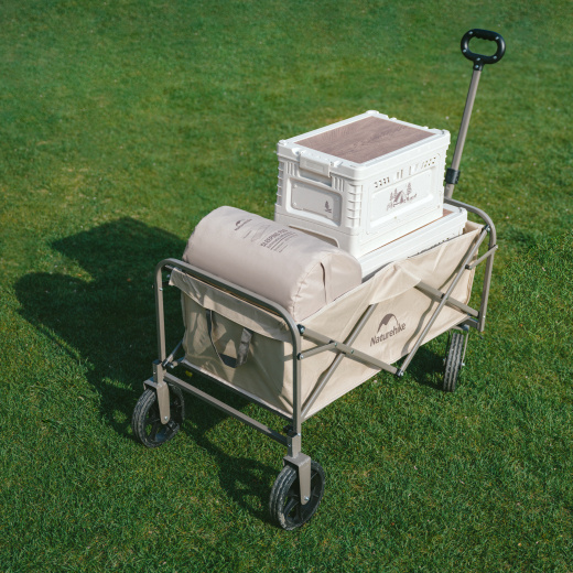 Коврик самонадувающийся Naturehike Yu Gu C6.5 200х132х6,5 см,  двойной, бежевый