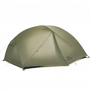 Палатка Naturehike Mongar PRO 3-местная, алюминиевый каркас, олива (зеленая)